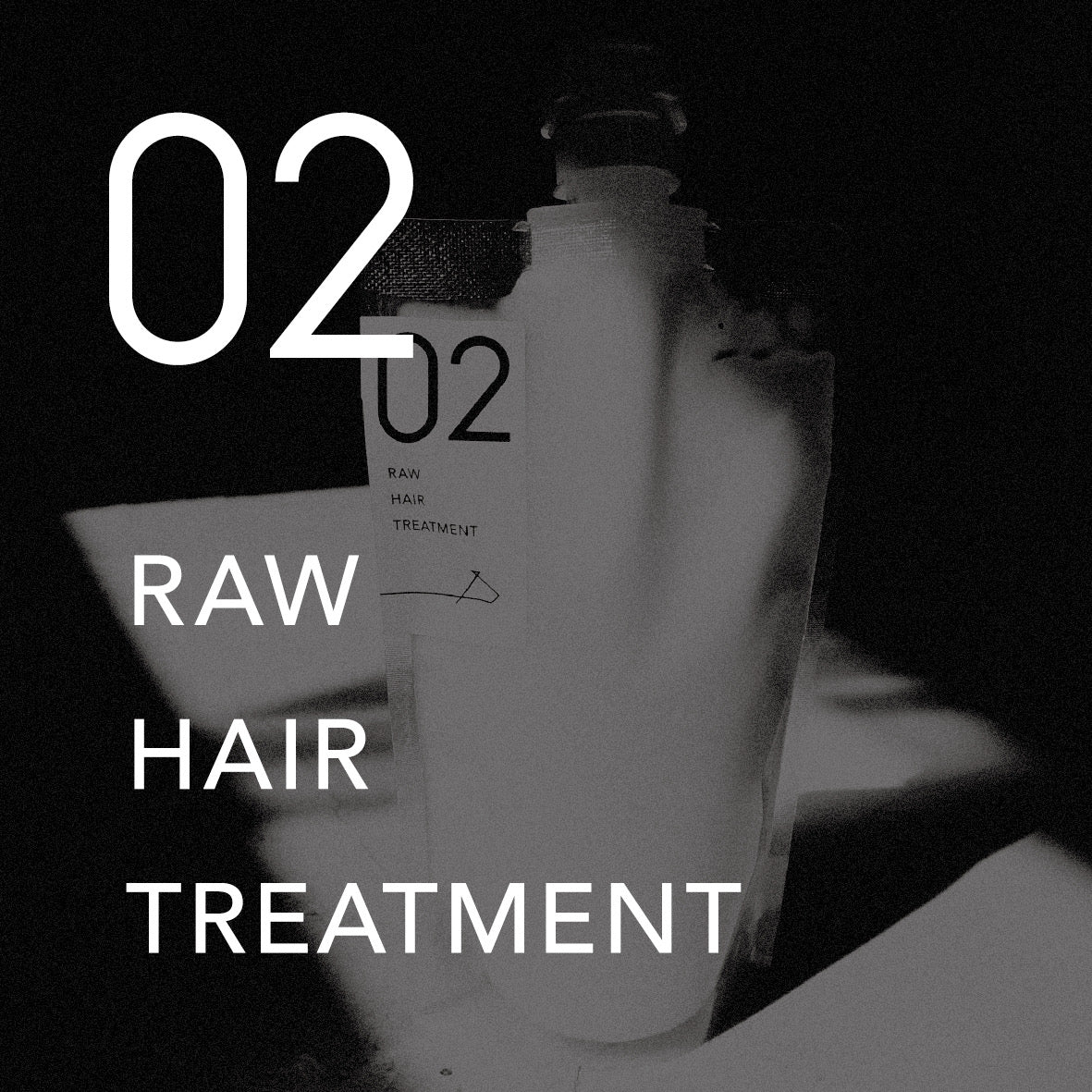 02 RAW HAIR TREATMENT ロウヘアトリートメント3L